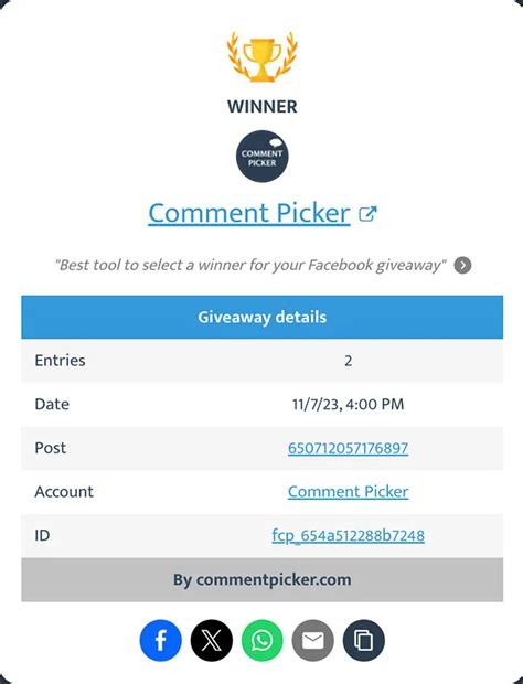 facebook giveaway picker|Facebook Likes & Comment Picker.